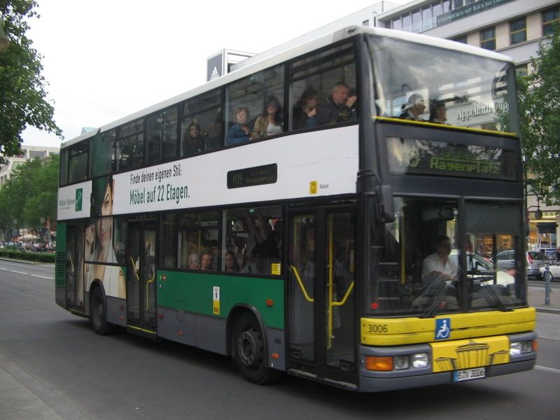 MAN 2 axle bus in Berlin