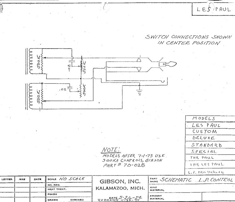 50's Wiring For 1 Volume and 1 Tone