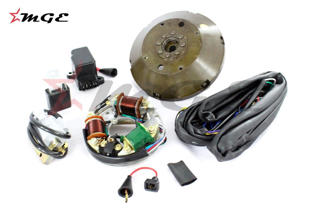 Vespa 6 Volt To 12 Volt Electronic Conversion Kit VBB VBA SUPER VBC VNB