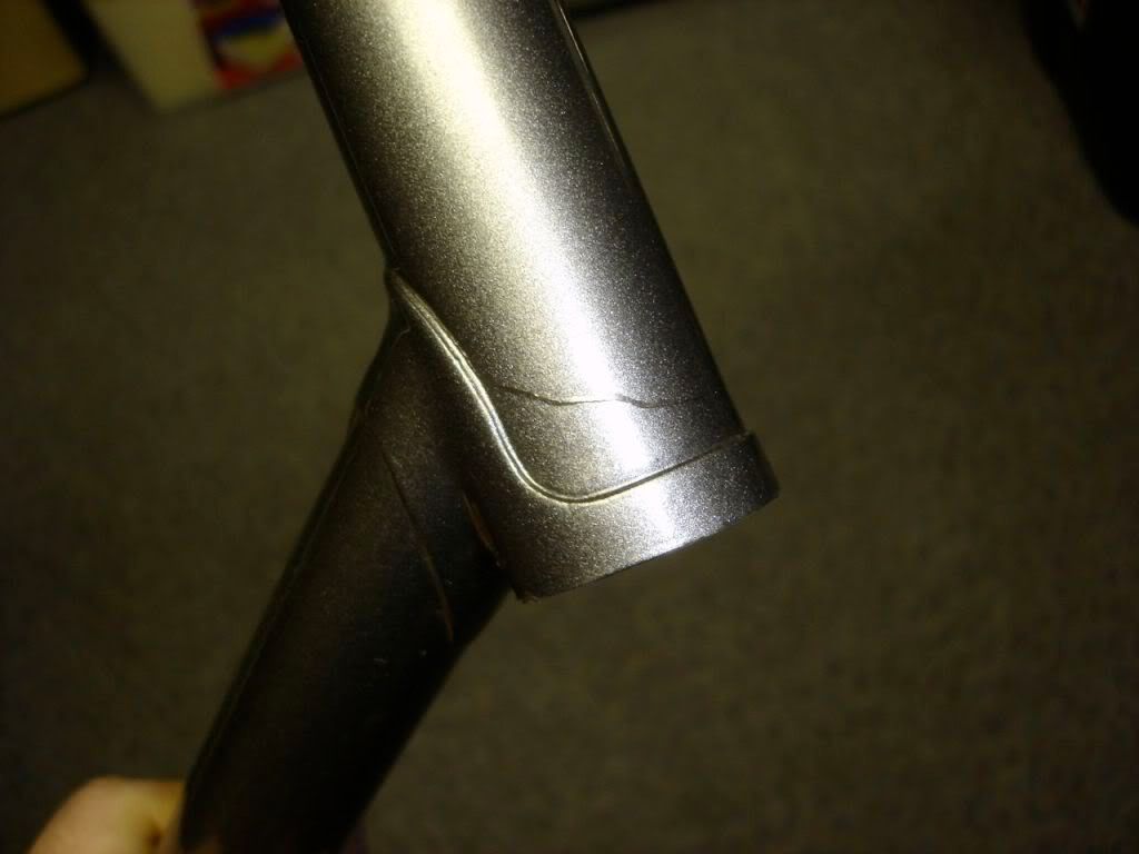 Cracked Bike Frame Repair