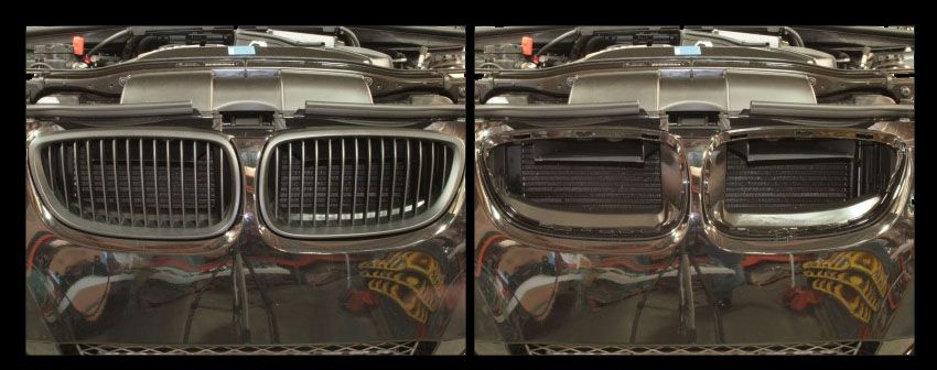 aFe FORCE Dynamic Air Intake Scoop BMW E90 E91 E92 E93 325 328 330 335 M3 Black