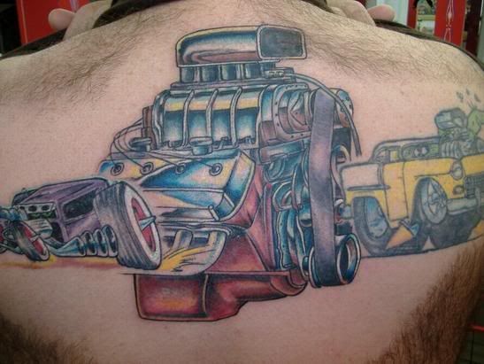 Hot Rod Tattoo Pictures