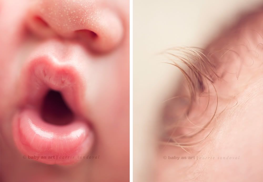 Carrie Sandoval & Brittany Woodall photography. Baby as Art.