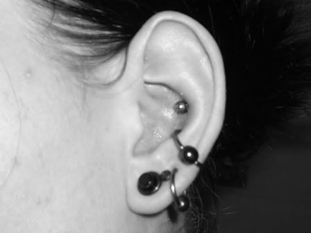  but the quickest piercing I've ever had, lol. My poor anti-tragus spoils 