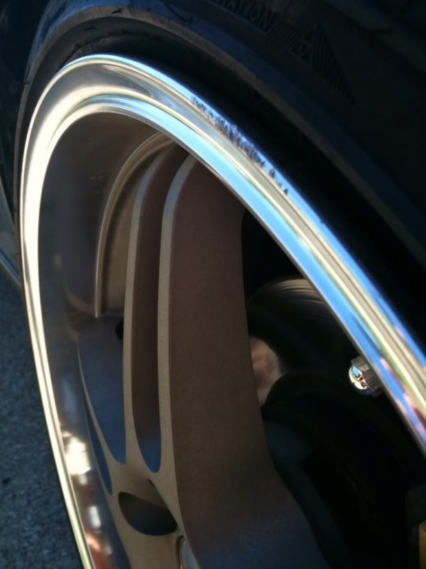 polished lip curb rash fix? Accord V6 Forum
