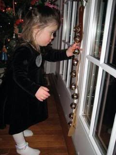 Sofia figuring out the bells