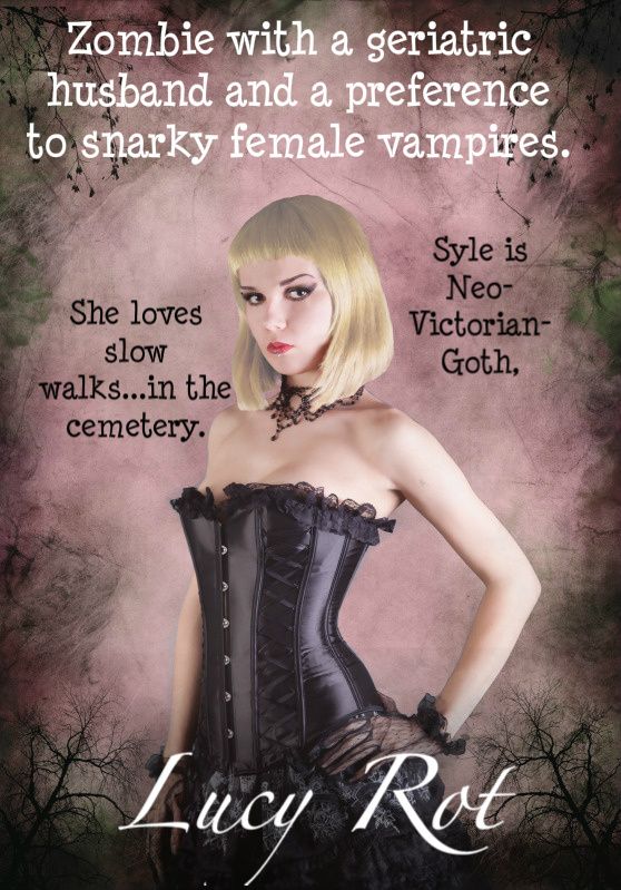 lucy rot a zombie who likes slow walks in the cemetery from joanne kenrick's tales from the coffin - vampire and zombie fiction with decadent publishing