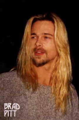 Brad Pitt Long hairstyles