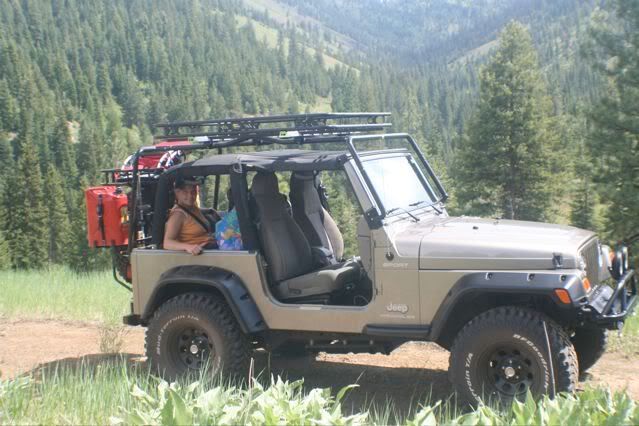 Jeep soft top roof rack #3