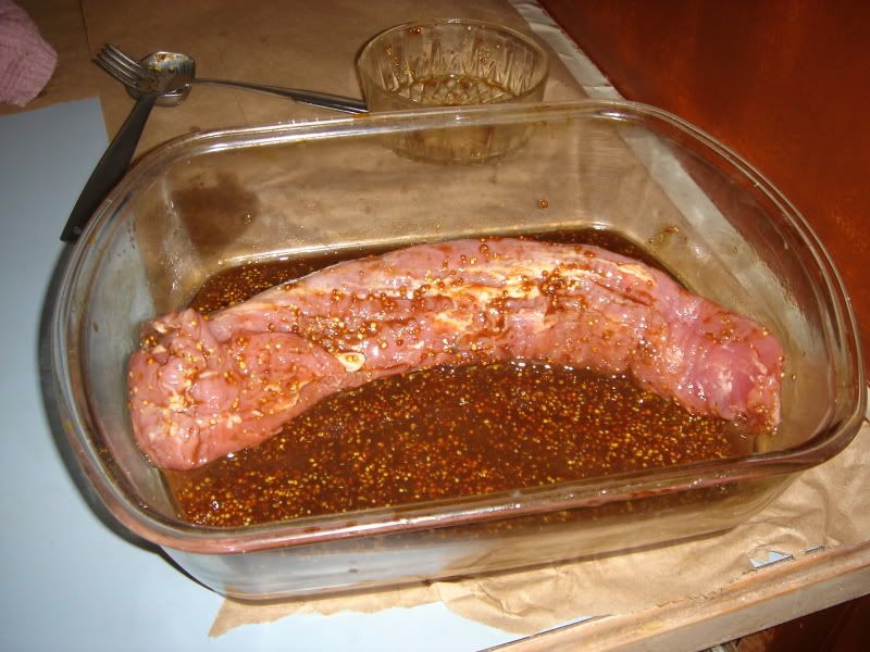 Pork marinating