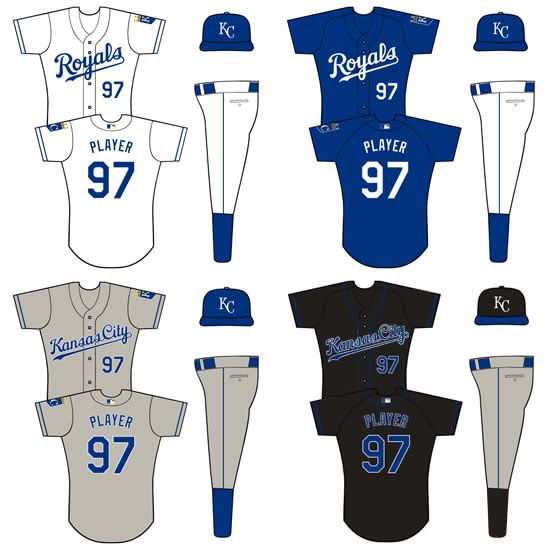 kc royals black jersey