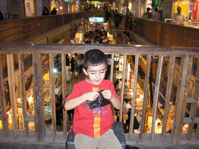 در بازار رضا با تمر آلوچه معروف