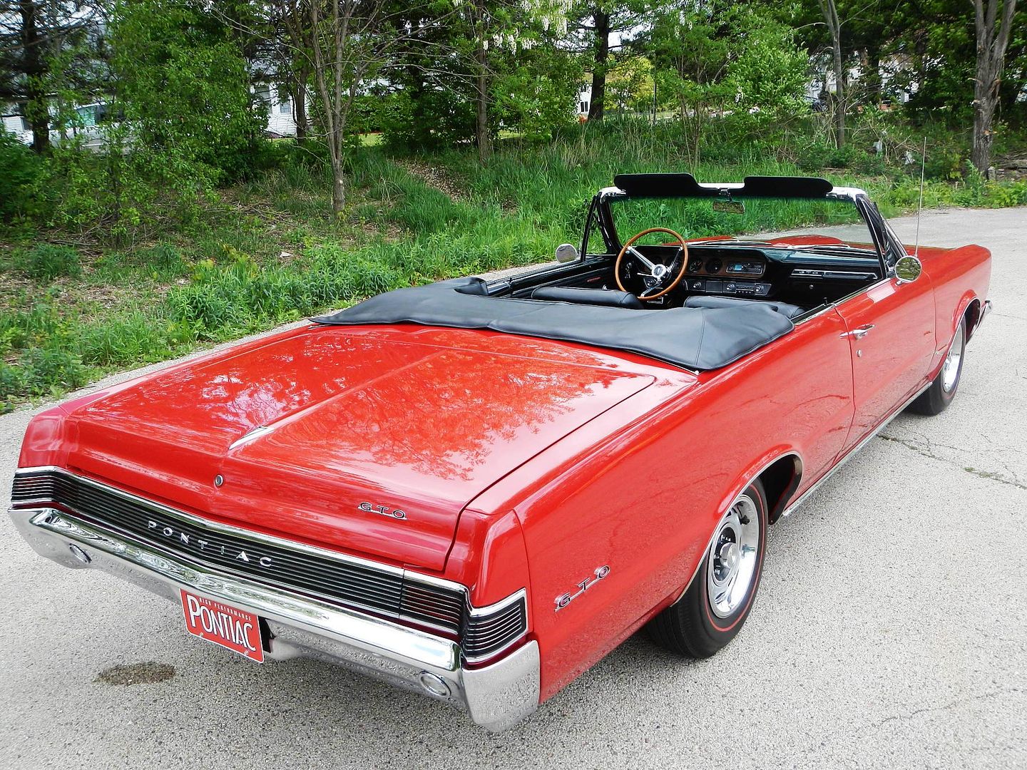 1965 GTO Convertible Red with Black Interior | Supercars/Musclecars ...