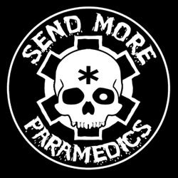 Send More Paramedics - New Round Logo Sticker Send More Paramedics - New Round Logo Sticker