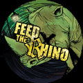 Feed The Rhino - Angry Rhino X Badge Feed The Rhino - Angry Rhino X Badge