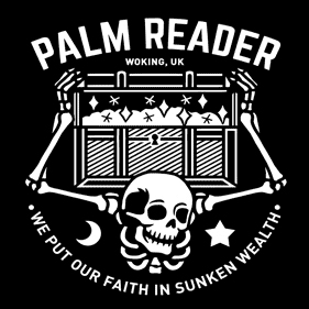 Palm Reader - Sunken Wealth Vinyl Sticker Palm Reader - Sunken Wealth Vinyl Sticker