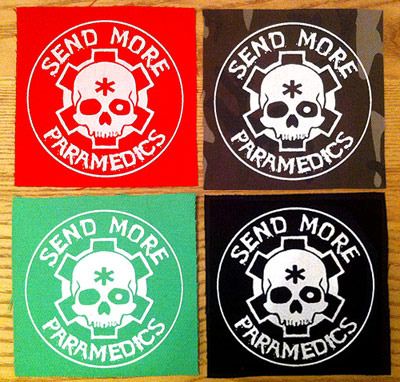 Send More Paramedics - Round Logo Patch - All 3 Send More Paramedics - Round Logo Patch - All 3