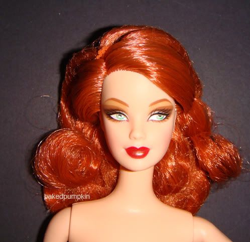 red haired barbie doll