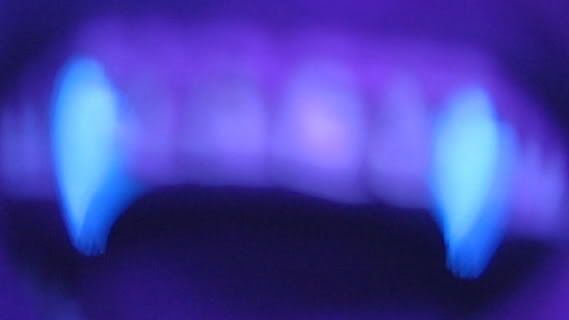 Blue Glow-In-The-Dark Fangs