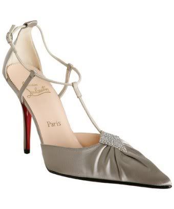 Louboutin L'infante satin pumps