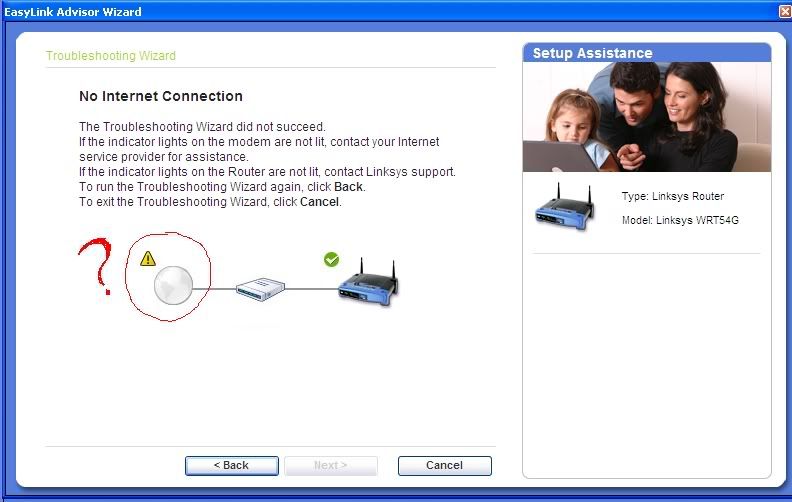 Linksys WRT54G problem - Linksys Community