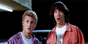 Bill and Ted Whoa Gif