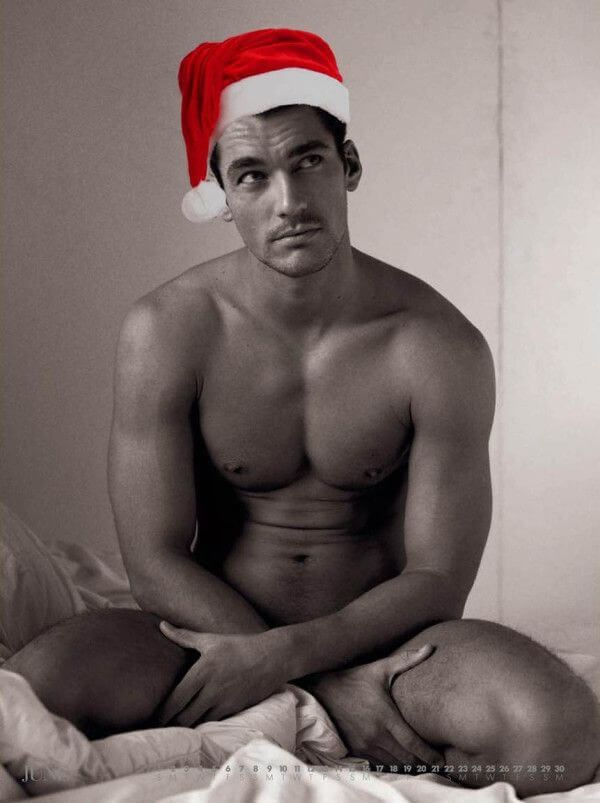 David Gandy Naked Santa