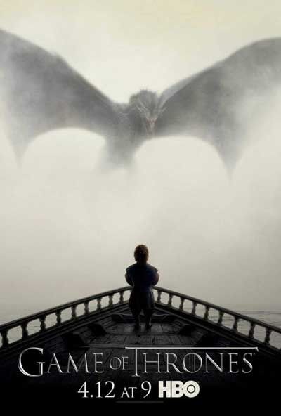 Game of Thrones Tyrion dragon poster