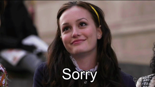 Sorry not sorry gif