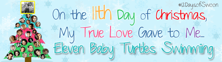 On the 11th Day of Christmas My True Love Gave to Me...Eleven Baby Turtles Swimming