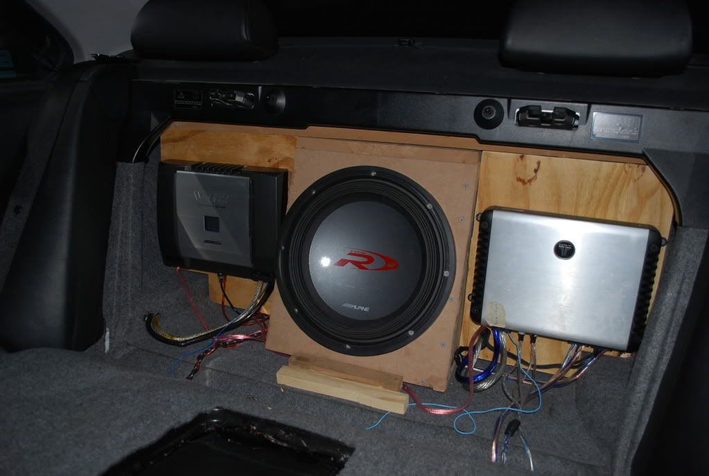DIY custom subwoofer enclosure with side compartments E46 Fanatics