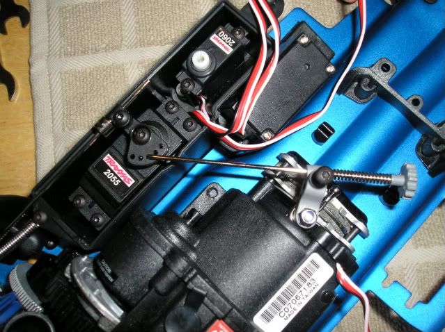 traxxas revo throttle linkage