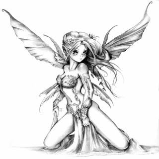 Anime Fairy Tattoo