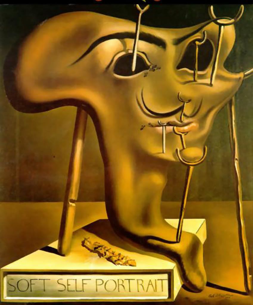 Salvador Dali self portrait