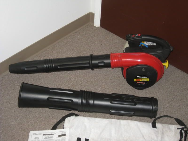 HOMELITE ZIP START VAC ATTACK LEAF BLOWER / VACUUM