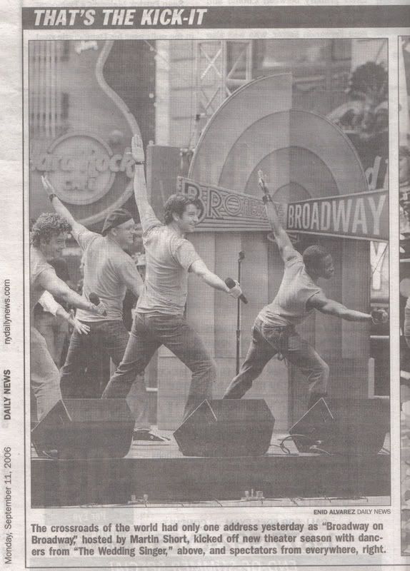 re: Great picture of Andy Karl and others from Wedding Singer from Broadway