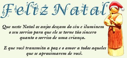 FELIZ NATAL PRA TODOS!