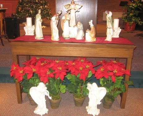 Trinity Christmas altar 2009