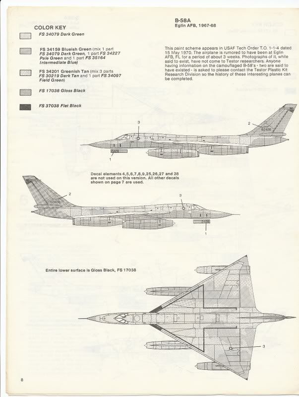 Shaved models walking down runway B-58 hustler decals