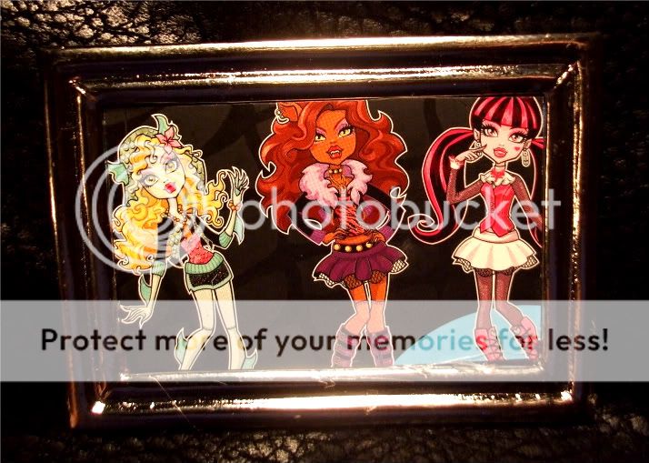 Monster High Barbie Doll house OOAK furniture framed picture Lagoona 