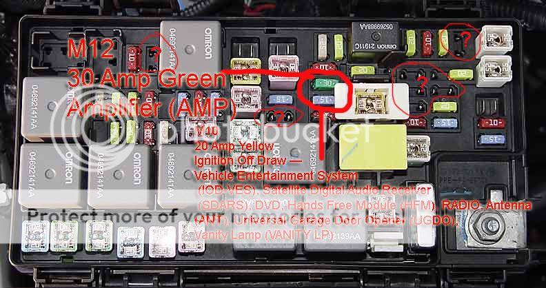 Amp remote cable to fuse box???? - JK-Forum.com - The top ... jeep tj rubicon fuse box 