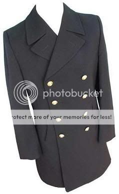 VINTAGE PEA COAT JACKET INDIE MOD DOUBLE BREASTED★  