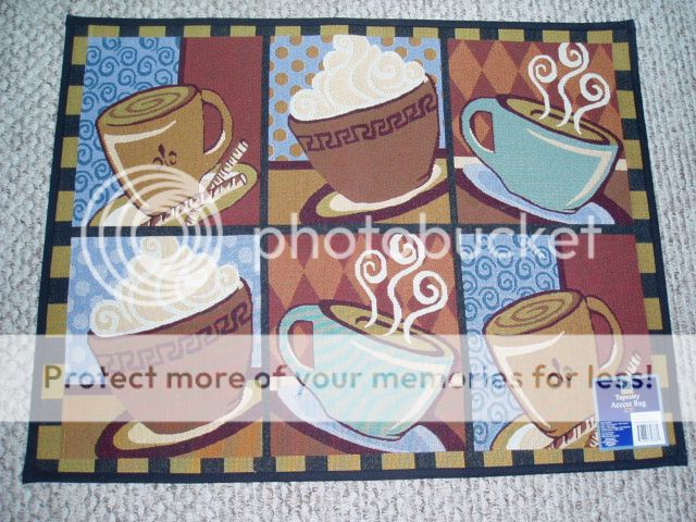 COFFEE CAFE CITY ROAST TAPESTRY KITCHEN ACCENT RUG MAT  