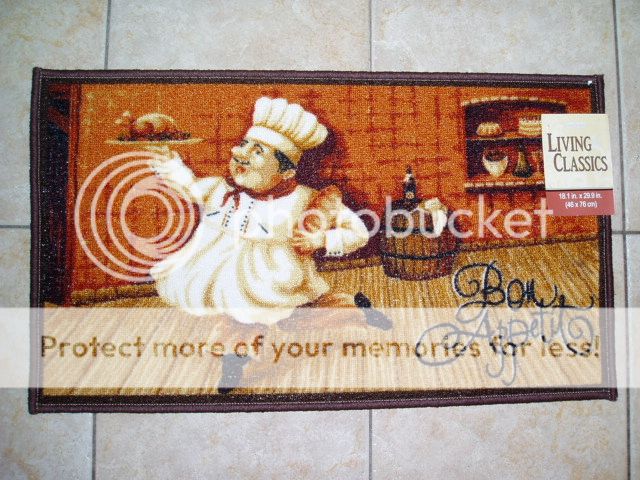   FAT FRENCH ITALIAN CHEF KITCHEN FLOOR AREA NYLON PILE RUG MAT  