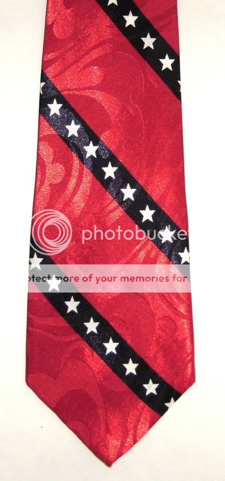 USA FLAG RED WHITE & BLUE Patriotic Neck Tie  