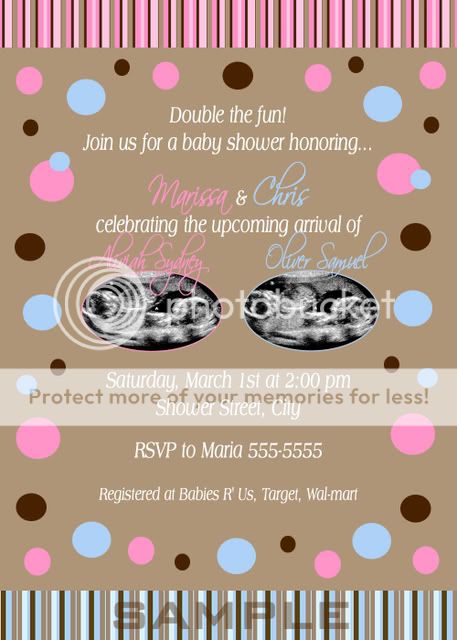 King of the Jungle BABY Shower INVITATION Ultrasound  