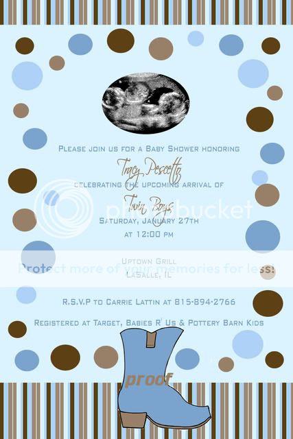 King of the Jungle BABY Shower INVITATION Ultrasound  