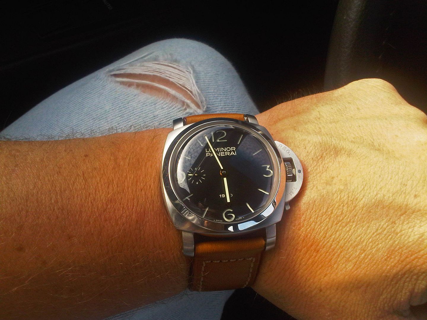 44mm watch on woman's wrist
