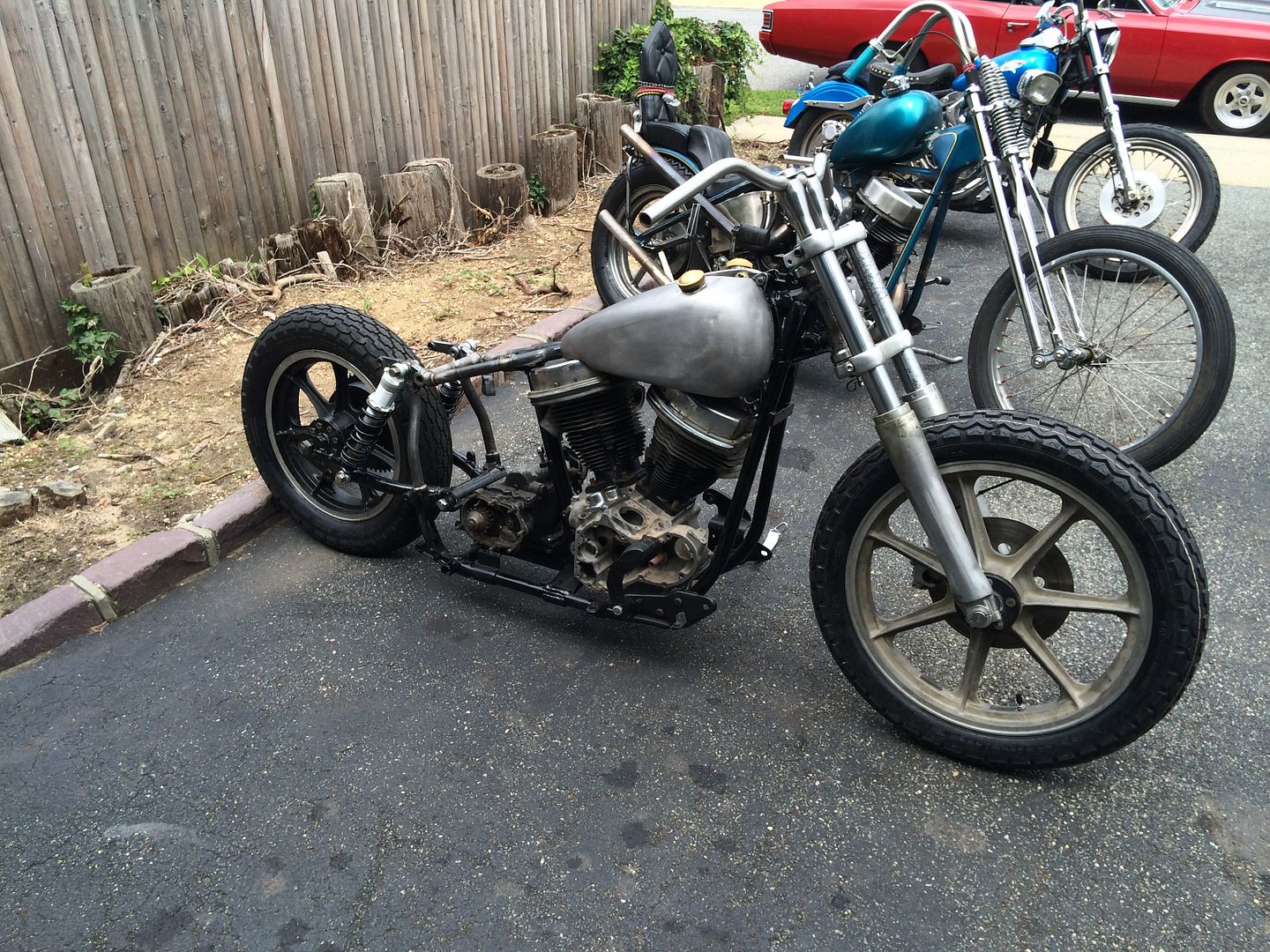 New Panhead build getting started 1958 drop seat frame based - The ...